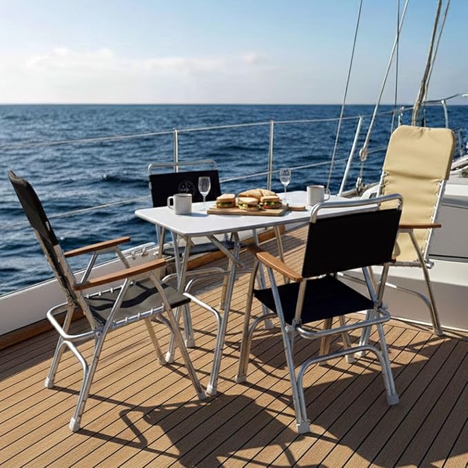 Oceansouth Aluminium Deck Chairs (Grey)