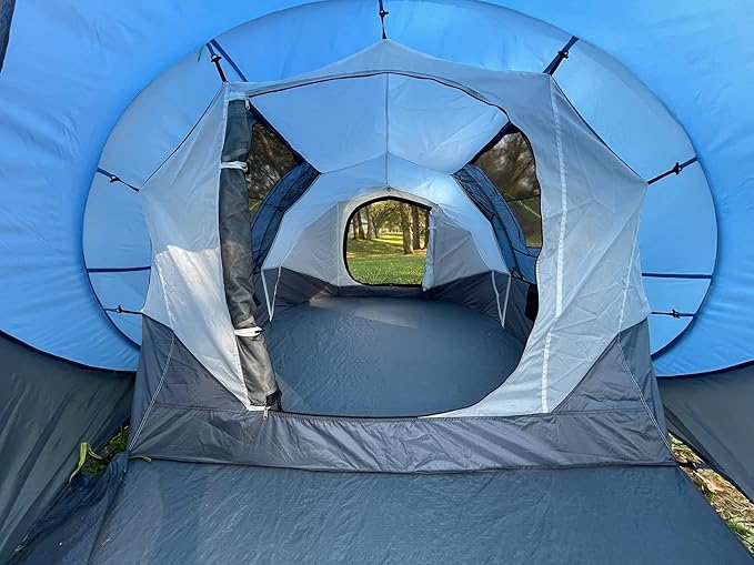 Kamp-Rite Pop Up Tunnel Tent 3 Person Easy to Set up and take Down Packable Light Weight.