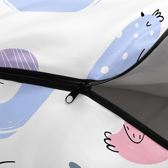 Kids Sleeping Bag for Boys GirlsCute Puppy Print-Lightweight Warm Portable Outdoor Indoor-Waterproof Cold Weather Resistant Sleeping Bag for Camping Hiking
