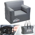 Pittman - Inflatable Chair for Camping with Built in Pump - Portable Inflatable Couch for Adults Holds 350lb's - Blow Up Chair for Movie Nights Outdoor Blow up Furniture or Air Sofa for Camping