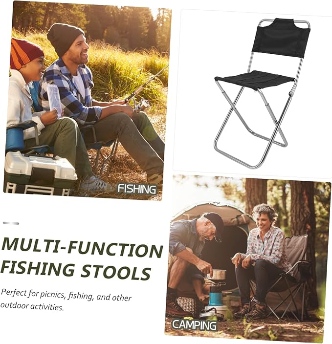 Beach Chair Folding Stool Portable and Collapsible Comfortable for Sedentary Use Suitable for Camping Fishing and Leisure