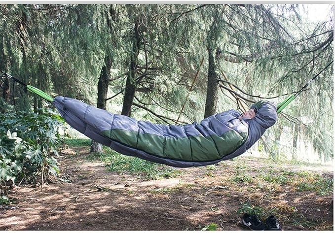 Autumn Winter Envelope Hooded Outdoor Travel Camping Water-Proof Thick Sleeping Bag Thermal Adult Bed Lazy Bag