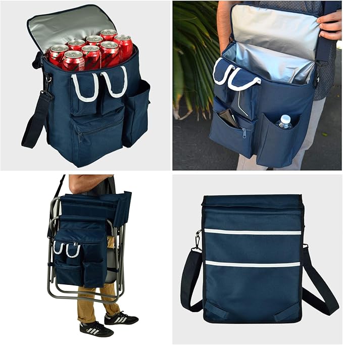 Picnic at Ascot Original Extra Wide Portable Folding Sports Chair- Designed &amp Quality Checked in the USA