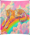 Camping Sun Shelters Animal Tiger in Rainbow Beach Canopy 126 * 110.2in