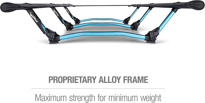 Helinox Cot One Lightweight Compact Collapsible Portable Camping Cot Regular Black