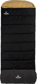 TETON Sports Deer Hunter Sleeping Bag Warm and Comfortable Camping Sleeping Bag Teton Tough Canvas Shell for Camping Hunting and Cold Weather