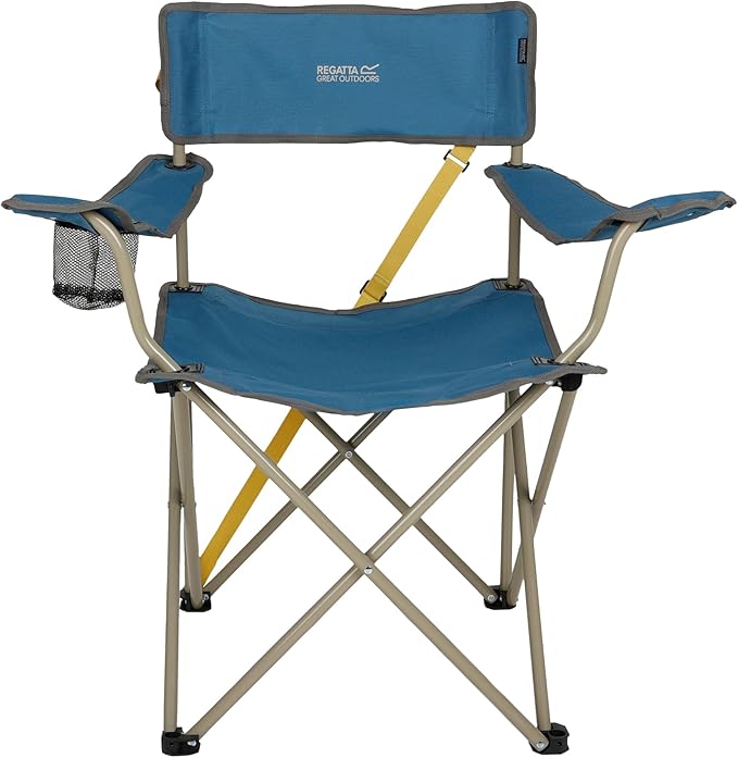 Regatta Isla II Folding Chair (One Size) (Ash)