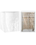 QWORK Plastic Pan Sheet Rack Cover 10-Tier 28 x 23 x 33 Pan Rack Covers Keep Your Bakery Goods Fresh 2 Pack