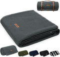 100% Wool Blanket 62 x 86 Warm Thick Washable Military Wool Blanket Great for Camping Outdoors Sporting Events Survival Kits
