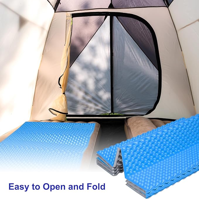 PATIKIL Closed Cell Foam Sleeping Pad Insulated R-Value 2.1 Foldable Sleeping Pad Lightweight Sleeping Mat for Camping Backpacking Hiking Outdoor