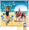 Personalized Beach Blanket Sandproof Waterproof - Outdoor Picnic Mat 78'' x 86'' for 4-6 Adults - Custom Beach Essentials with Photo for Travel Camping Hiking