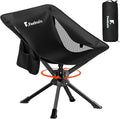 Folding Camping Chairs Lightweight &amp Portable No Assembly 360° Swivel Camping Chair for Adults Compact Outdoor Chairs for Beach Lawn Travel Backpacking Hiking Fishing