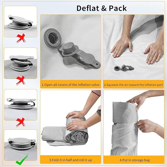 SUV Inflatable Mattress Portable Camping Sleeping Mat Honeycomb Design Car Bed Car Inflatable Mattress Rv Mpv Sleeping Mat
