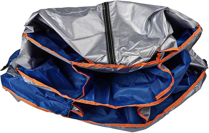 Camping Storage Tent with 9 Shelves for Shoes and Camping Gear Organization Cabinet Waterproof Portable Oxford Cloth for Hiking