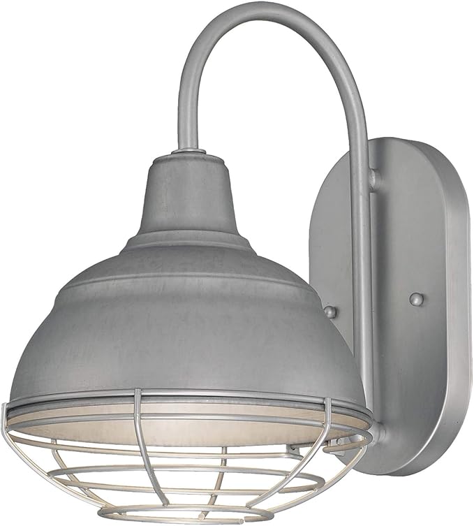 Millennium Lighting RWHWB8-WH 1-Light Outdoor Wall Light with White Finish