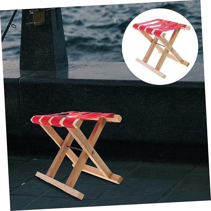 Totority Foldable Fishing Stool Portable Multi-use Outdoor Seating Compact Camping Bench Sturdy Frame for Fishing Hiking and Travel Height