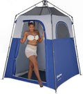 KingCamp Instant Shower Tent Portable Superior Stable Privacy Shelter Large Room Outdoor Toilet Tent with Floor for Beach Camping &amp Hiking Setup in Under 60s