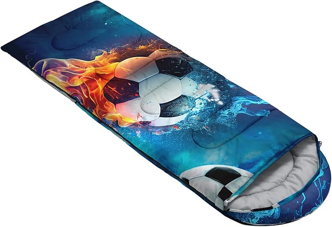 QOOMO Axolotl Cute Camping Sleeping Bags3 Season Warm &amp Cool WeatherLightweightWaterproof Sleeping Bags for Adults &amp KidsTravelingand Outdoors