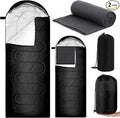 Tranqun Sleeping Bags for Adults with Fleece Cotton Liner Warm Portable Waterproof Lightweight with Compression Sack for Spring Camping Hiking Travel