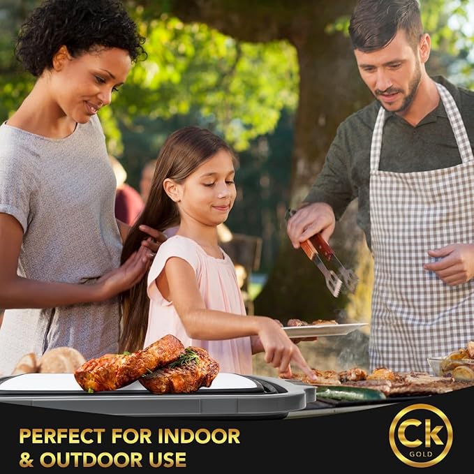 New XL Collapsible BBQ Prep Tub with LOCKING Lid Cutting Board &amp Drain Hole | BPA-Free Food-Grade Space-Saving Prep Tubs for Marinating Grilling Camping &amp Outdoor Cooking (Black 16L)