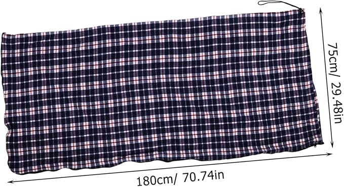 Luxshiny Supple Lightweight Down Liner for Camping and Indoor Use Foldable Portable Sleep Sack with Warm Fleece Space Saving Design for Adults and Backpacking