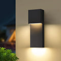tewei Modern LED Outdoor Wall Sconce 15'' 20W Outdoor Light Fixture Exterior Wall Lights Black LED Front Porch Lights Outside Wall Mount Lighting for House Backyard Warm White 3000K 1 Pack