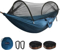 Chihee Ultra-Light Travel Camping Hammock Pop-up Net Hammock 660lbs Load CapacityBreathableQuick-Drying Parachute Nylon 2 Premium Carabiners2 Tree Slings Included for Outdoor Backpacking Hiking
