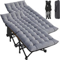 MOPHOTO Oversized Folding Camping Cot for Adults 78 x 32 XXL Heavy Duty Sleeping Cots for Adults Portable Sleeping Bed Outdoor Camp Cot with Mattress for Home Camp Office Nap