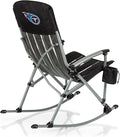 Picnic TIME NFL Unisex-Adult NFL Outdoor Rocking Camp Chair XL Heavy Duty Camping Chair for Adults