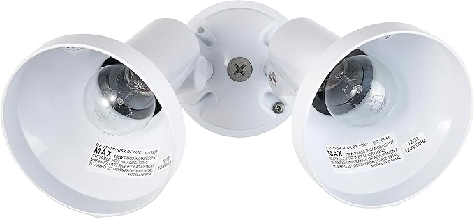Nuvo Lighting SF77/488 2-Light PAR38 Twin Flood Light White