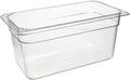 Cambro 36CW 5.6 qt Capacity 12-3/4 Length x 6-15/16 Width x 6 Depth Camwear Clear Polycarbonate Third Size Food Pan