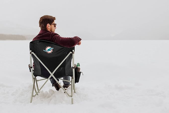 PICNIC TIME NFL Unisex-Adult NFL PT-XL Heavy Duty Camping Chair XL Beach Chair 400 lb Capacity Camp Chair