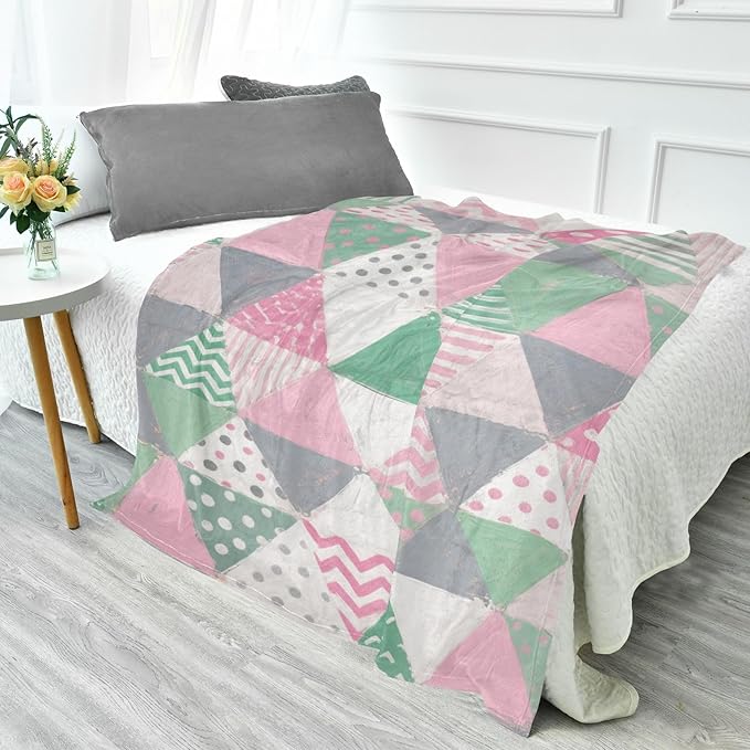 Throw Blankets For Couch Abstract Irregular abstract in Light Green Blankets Throws 50x70