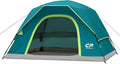 Tents for Camping 4 Person Tent Waterproof Windproof Double Layer Camping Tent Easy Setup Dome Tent with Large Mesh Windows &amp Wider Door for Outdoor Camping &amp Hiking