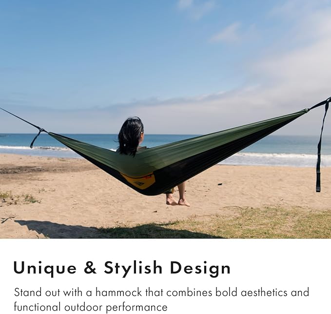Suparpine I Hammock for Camping with Straps Included (Moss Single)