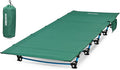 MARCHWAY Ultralight Folding Tent Camping Cot Bed Portable Compact for Outdoor Travel Base Camp Hiking Mountaineering Lightweight Backpacking (Green)