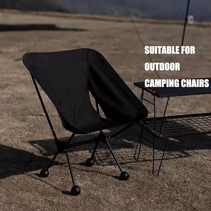 4 pcs Camping Chair Feet Replacement Cap Covers Anti-Sinking for Ultralight High Back Folding Camping Chairs Moon Chair/NatureHike 15mm/0.59