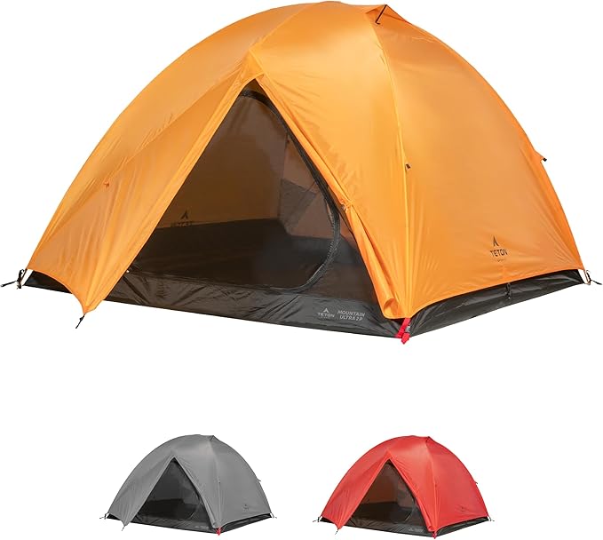 Teton Sports Mountain Ultra Tents 1-4 Person Backpacking Tent Lightweight Perfect for Camping Hiking and Backpacking – Waterproof and Built to Last