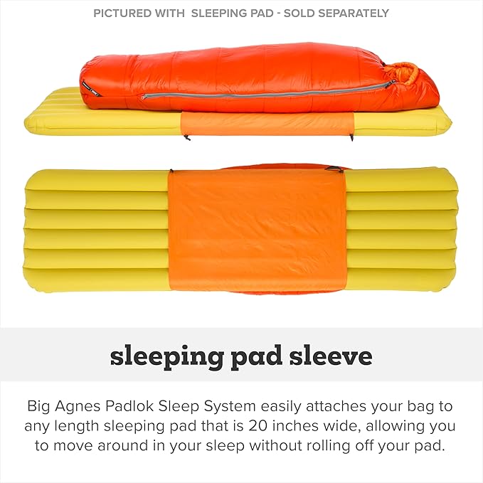 Big Agnes Kids &amp Youth Sleeping Bag – Ultralight Cold Weather Backpacking &amp Camping Kids Juniors Teens 20 Degrees
