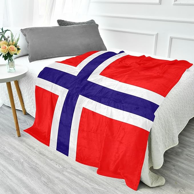 Soft Throws Norway Flag Blanket Throws 50x70 Inches