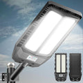 6000W Solar Lights Outdoor Waterproof 7000K Dusk to Dawn Outdoor Solar Street Light Motion Sensor with Remote LED Security Flood Light for Outside Garden Yard Pathway (American 1)