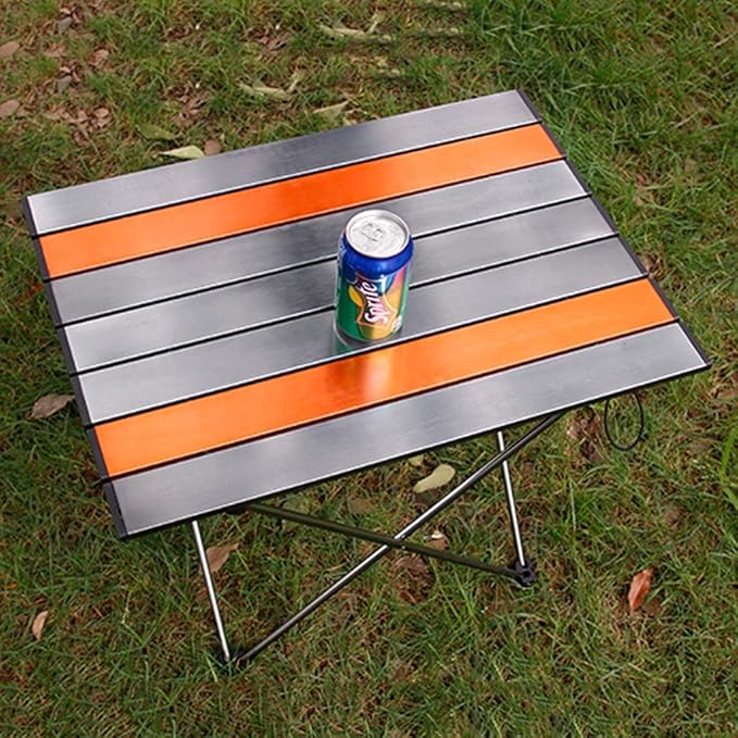 Folding Table Portable Outdoor Folding Tables Slim Lightweight Small Family Table Suitable for FishingPicnicCamping and Trave (Size : Large) ()