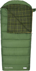 Naturehike Flannel Big and Tall Sleeping Bag for Adults Cold Weather Sleeping Bag for All Seasons XXL Sleeping Bags for Camping Hiking Hunting Compression Sack Included