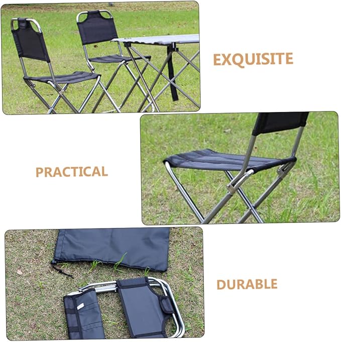 Lightweight Portable Fishing Folding Chair Foldable Camping Stool for Outdoor Activities Travel and Gardening Durable Easy to Carry Versatile Use
