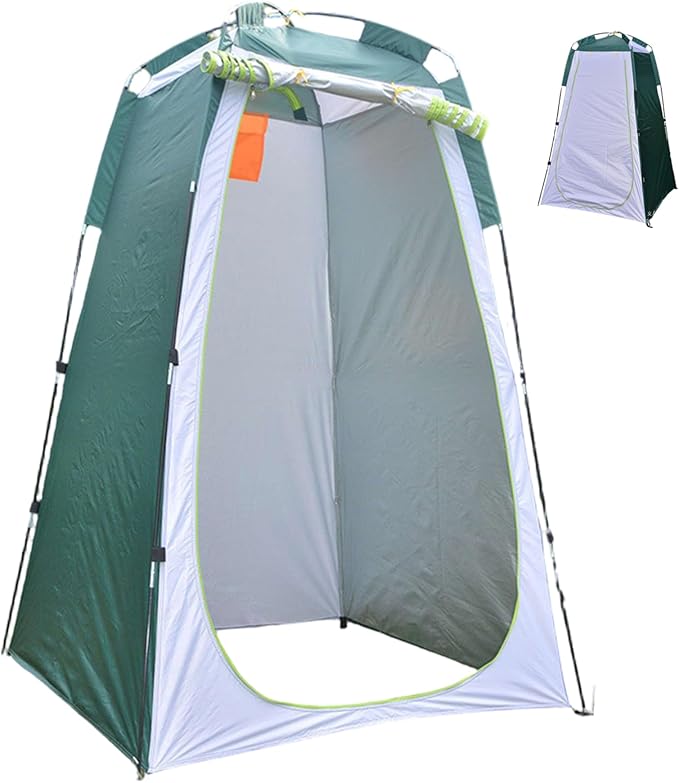 Yeory Pop-Up Changing Tent Water &amp Sun Proof 170T Foldable 47x47x75 Shower Tent with Inner Pocket Zippered Portable for Camping Hiking Outdoor Privacy Shower