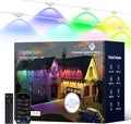 Permanent Outdoor Lights 150ft with 90 RGB LED Lights for Christmas and Daily 49 Scene Modes+DIY for Christma Decor IP66 Waterproof for Outdoor Compatible with Alexa Google Assistant