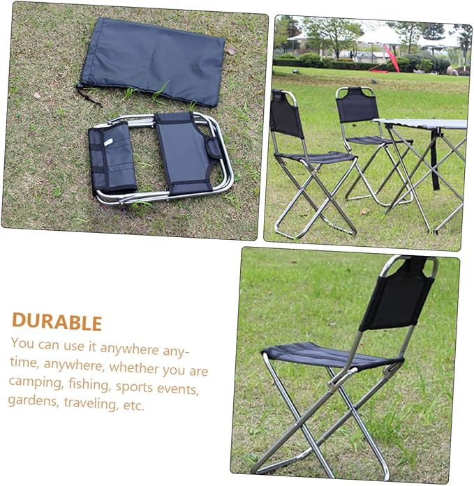 Foldable Camping Chair Sports Outdoors Fishing Stool Lightweight Stool Outdoor Picnic