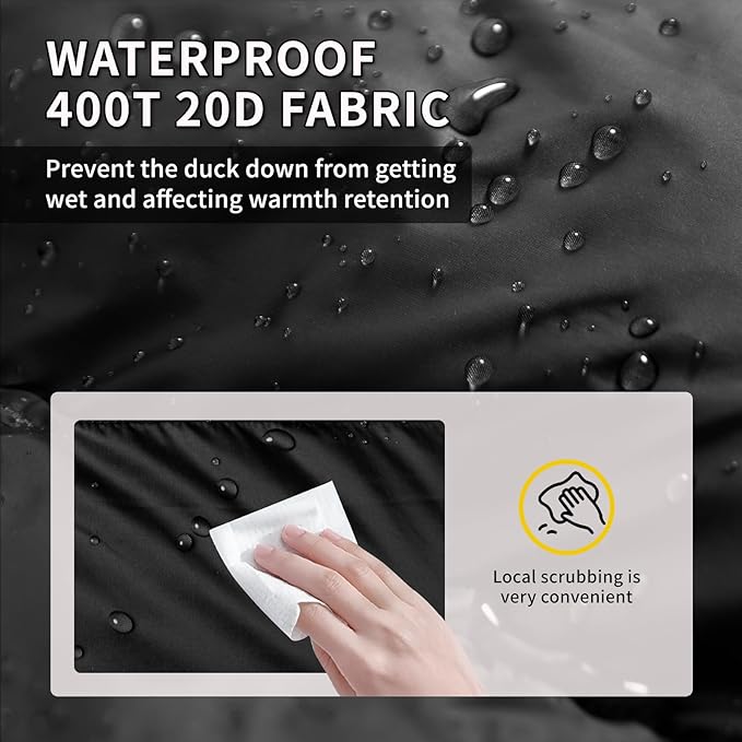 Down Sleeping Bag for Adults Cold Weather Ultralight &amp Compact 680FP Backpacking Sleeping Bag for Camping Hiking Mountaineering
