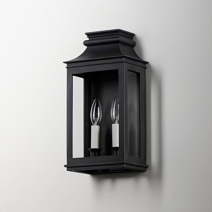 Maxim Savannah VX - 2 Light Outdoor Wall Mount-15.25 Inches Tall and 7.75 Inches Wide-Black Oxide Finish