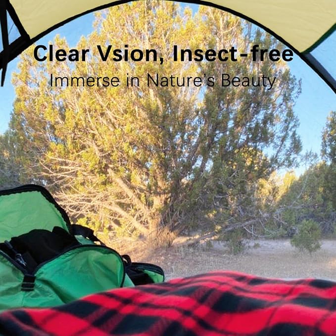 Akiky Pop Up Mosquito Tent for Camping1 Person Camping Tent with Bug Screen TentMosquito Net Foldable Portable for Adults Kids